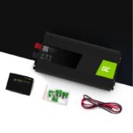 Green Cell INV24 power adapter/inverter Auto 1500 W Black - Image 2