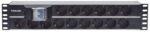 Intellinet 19  2U Rackmount 15-Output Power Distribution Unit (PDU)  EU CEE 7/3 Outlets  With Double Air Switch  Built-in 3 m (10 ft.) Power Cord with EU CEE 7/4 Plug - Image 2