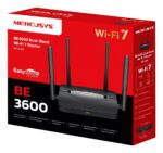 Mercusys MR25BE wireless router Gigabit Ethernet Dual-band (2.4 GHz / 5 GHz) Black - Image 2