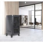 Manhattan Laptop Charging Cabinet Trolley/Cart via USB-C 65W 16  30-bay  Suitable for USB-C laptops (to 16 )  iPads  MacBooks  Chromebooks  other USB-C devices  Bays 395x32.5x290mm  USB-C charging cables included Cabinet  UK & EU - Image 11