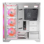 Modecom Volcano Expanse S Apex ARGB Gaming Midi Tower Computer Case with Side Window White - Image 17