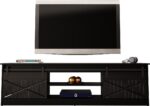 RTV GRANERO 200x56.7x35 black/black gloss cabinet - Image 3