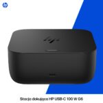 HP USB-C 100W G6 Dock USB-C Docking Station with HDMI/DisplayPort 4K PD Ethernet and Support for 2 Monitors Black - Image 8