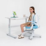 Junior 4.6 Blue swivel chair - Image 3