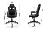 Huzaro FORCE 2.5 GREY MESH Gaming armchair Mesh seat Black  Grey - Image 6