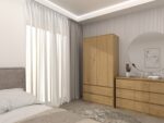 Double Door Wardrobe Oak 90x50x180cm - Image 7