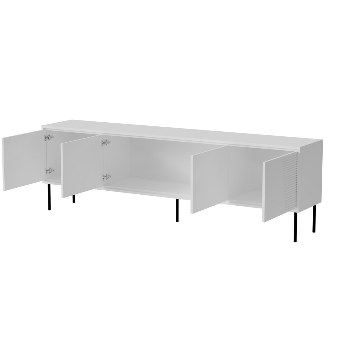 RTV cabinet ABI 4D 200x38x62 white matt - Image 1