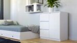 Topeshop 1D3S BIEL KPL chest of drawers
