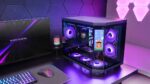Mars Gaming MC-3TCORELCDM Gaming Midi Tower Κουτί Υπολογιστή με Πλαϊνό Παράθυρο Μαύρο - Image 7