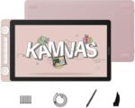 Huion Kamvas 13 Графичен таблет с екран FHD 13.3" Sakura Pink - Image 5