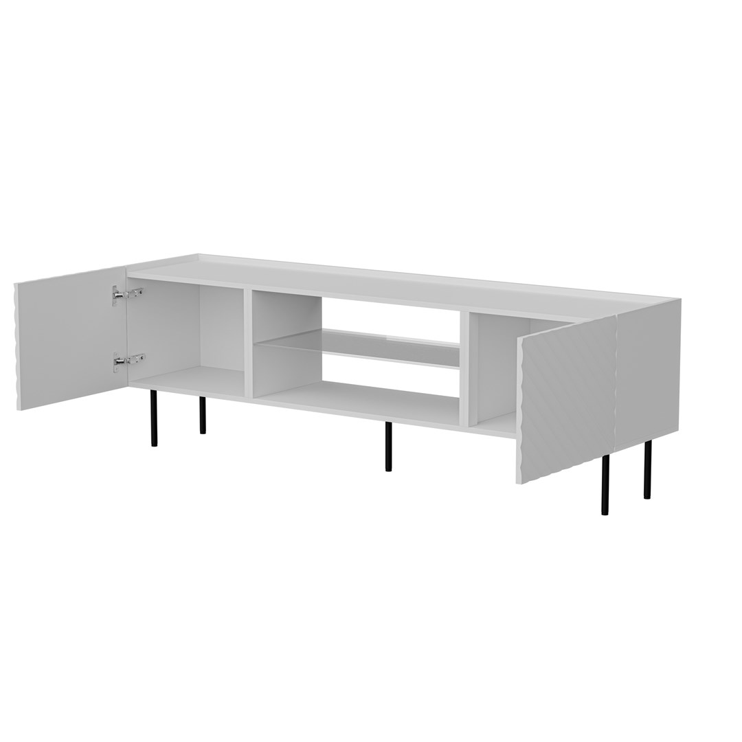 Cama EF LUCCA TV cabinet 180x40x59 white - Image 1
