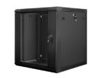 Lanberg Wall Mounted Rack Cabinet 12U 60x60x64cm Black WF01-6612-10B - Image 2