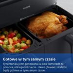 Philips Air Fryer with Double Detachable Bucket 9lt Black NA552/00 - Image 16