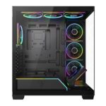 Modecom Volcano Stellar Plus ARGB 8F Gaming Midi Tower Computer Case with Side Window Black - Image 3