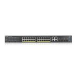 Zyxel GS2220-28HP Managed L2 PoE+ Switch with 24 Gigabit (1Gbps) Ethernet Ports and 4 SFP Ports - Image 2