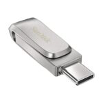 Sandisk Ultra Dual Drive Luxe 1TB USB 3.1 Stick με σύνδεση USB-C & USB-A Ασημί - Image 2
