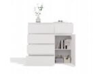 MALWA 1D5S WHITE CHEST OF DRAWERS - Image 8