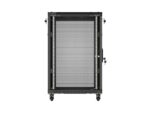 19  18U 600 × 800 BLACK FLOOR-STANDING RACK CABINET WITH PERFORATED DOOR  LANBERG (FLAT PACK) - Image 4