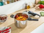 Pressure cooker TEFAL SECURE TRENDY 6L + stainless steel basket - Image 4
