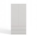 Double Door Wardrobe White