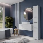 Topeshop S33 BIEL bathroom storage cabinet White - Image 5