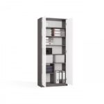 OLIV 2D CLOSED SHELVING UNIT  ANTHRACITE/WHITE SET - Image 12