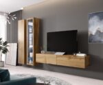 TV Stand Vigo Wotan Oak 180x30x40cm - Image 5