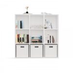 MALAX 3x3 H WHITE SHELVING UNIT - Image 3
