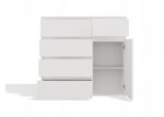 MALWA 1D5S WHITE CHEST OF DRAWERS - Image 2