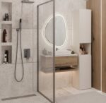 NEL BATHROOM POLE IN CASHMERE COLOUR - Image 9