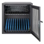 Manhattan Laptop Charging Cabinet Desktop via AC Adapter (EU) 10-bay  Install device's AC Adapter (power cables) into unit  Suitable for ALL laptops (to 16 )  iPads  MacBooks  Chromebooks  other portable devices  Bays 380x30x280mm  Cart  Lockable - Image 8