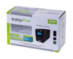 Ever Easyline 650 AVR USB UPS (VI) Line-Interactive 650VA 360W with 2 Schuko AC outlets - Image 2