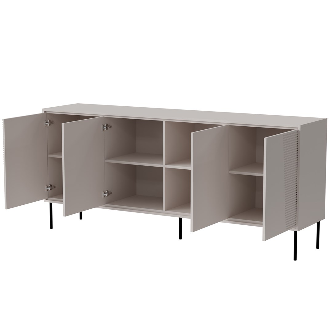 4D chest of drawers ABI 200x45x88 cashmere matt - Image 1