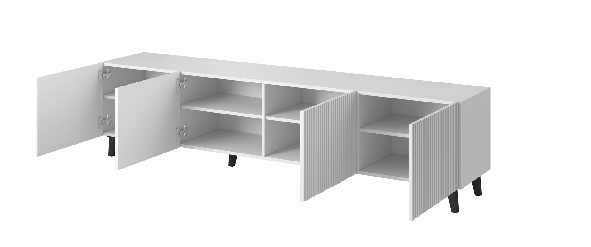 Cama RTV cabinet PAFOS 200x42x52 White matt - Image 1