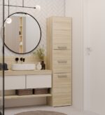 Topeshop S43 SONOMA bathroom storage cabinet Oak - Image 5
