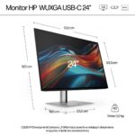 HP S7 Pro IPS Monitor 24" FHD 1920x1200 With Response Time 5ms GTG - Image 3