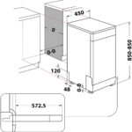 Whirlpool Εντοιχιζόμενο Πλυντήριο Πιάτων για 10 Σερβίτσια Π45xY85εκ. - Image 6