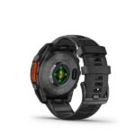 Garmin Fenix 8 Stainless Steel 47mm Waterproof Smartwatch with Heart Rate Monitor (Slate Grey With Black Silicone Band) - Image 2