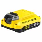 Stanley SFMCK208MDS Σετ Γωνιακός Τροχός & Κρουστικό Δραπανοκατσάβιδο Brushless 18V με 2 Μπαταρίες 2Ah - 4Ah και Θήκη - Image 3