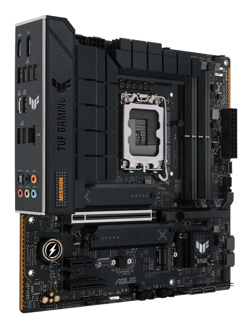 Asus TUF Gaming B760M-PLUS II Motherboard Micro ATX with Intel 1700 Socket - Image 1