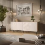 Cama LUCCA 4D chest of drawers 200x40x80 cashmere - Image 2