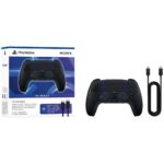 Sony PlayStation PS5 DualSense Wireless Controller Midnight Black+USB cable - Image 4
