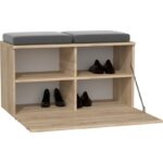 Topeshop OPAL SZAFKA SONOMA shoe organizer Closed Oak - Image 3
