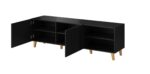 Cama RTV cabinet PAFOS 150x42x52 Black matt - Image 7