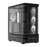Modecom Volcano AQ200 Gaming Midi Tower Computer Case with Side Window Black - Image 5