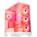 Modecom Volcano Space Apex ARGB Gaming Midi Tower Computer Case with Side Window White - Image 13