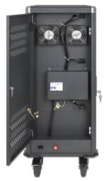 Manhattan iPad to 13   MacBook Air to 13  & Chromebook 14  30-bay Charging Trolley/Cart via USB-C (30W)  Also other tablets/smartphones (with device to USB-C cable)  Bays 404x27.6x283mm  USB-C charging cables included  Cabinet - Image 5