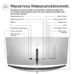 HP Series 7 Pro 738PU Ultrawide IPS HDR Curved Monitor 37.5" QHD 3840x1600 - Image 2