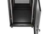 19  18U 600 × 800 BLACK FLOOR-STANDING RACK CABINET WITH PERFORATED DOOR  LANBERG (FLAT PACK) - Image 6