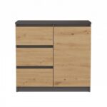 Topeshop 1D3S ANT/ART KPL chest of drawers - Image 3